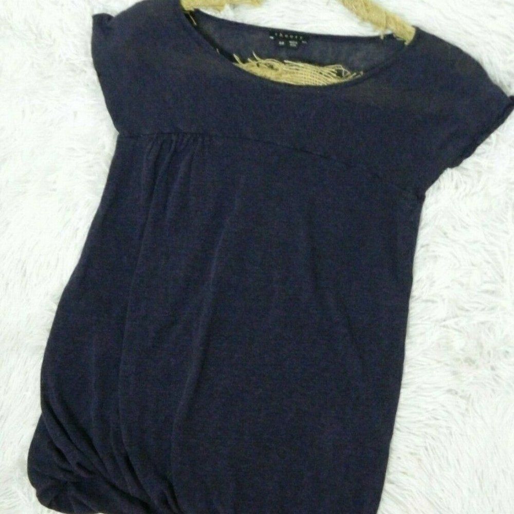 Theory Sweater Purple Linen Silk Small